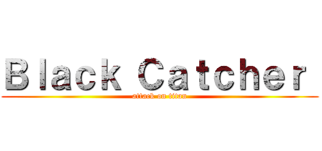 Ｂｌａｃｋ Ｃａｔｃｈｅｒ  (attack on titan)