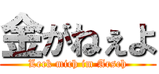 金がねぇよ (Leck mich im Arsch)