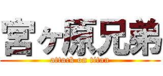 宮ヶ原兄弟 (attack on titan)