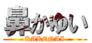 鼻かゆい (KAKENAI)