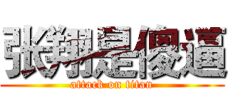 张翔是傻逼 (attack on titan)