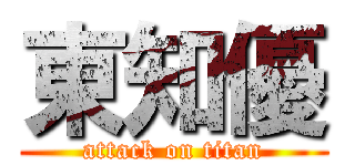 東知優 (attack on titan)