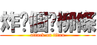 炸你個雞柳條 (attack on titan)