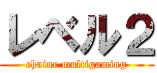 レベル２ (chaine multigaming)