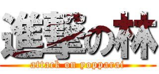 進撃の林 (attack on yopparai)
