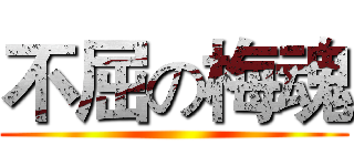 不屈の梅魂 ()