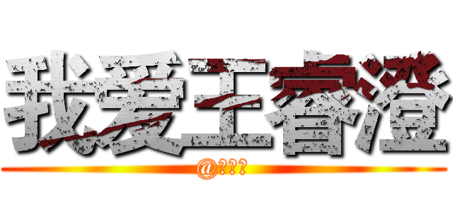 我爱王睿澄 (@赵纪伟)
