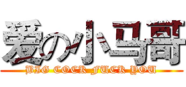 爱の小马哥 (BIG COCK FUCK YOU)