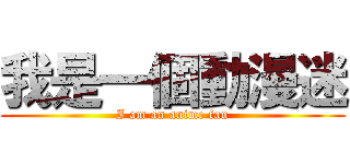 我是一個動漫迷 (I am an anime fan)