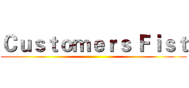 Ｃｕｓｔｏｍｅｒｓ Ｆｉｓｔ ()