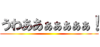 うわああぁぁぁぁぁ！ ()