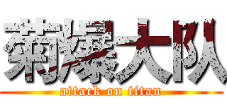 菊爆大队 (attack on titan)