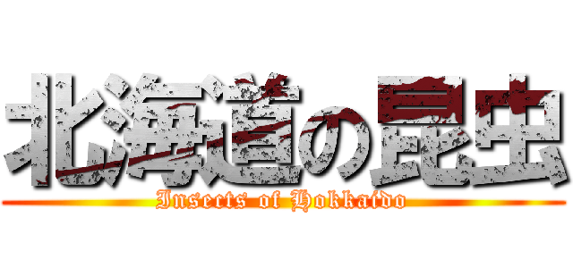 北海道の昆虫 (Insects of Hokkaido)