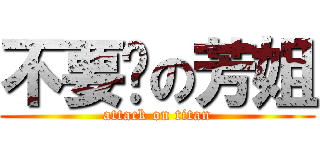 不要啦の芳姐 (attack on titan)