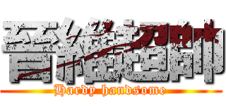 晉維超帥 (Hardy handsome)