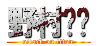 野村〰️ (attack on titan)