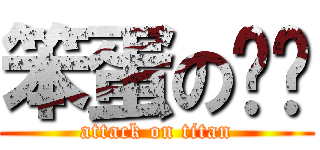 笨蛋の朵朵 (attack on titan)