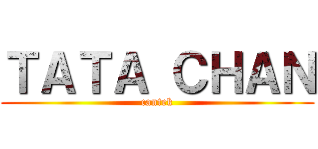 ＴＡＴＡ ＣＨＡＮ (cantek)