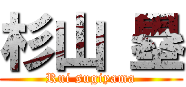 杉山 塁 (Rui sugiyama)