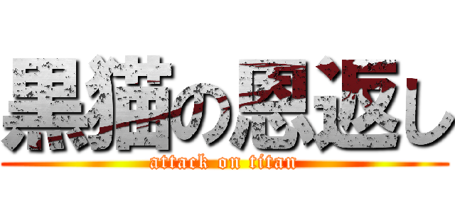 黒猫の恩返し (attack on titan)