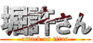 堀許さん (attack on titan)