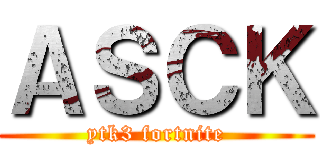 ＡＳＣＫ (ytk3 fortnite)