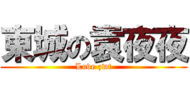 東城の袁夜夜 (Love zwt)