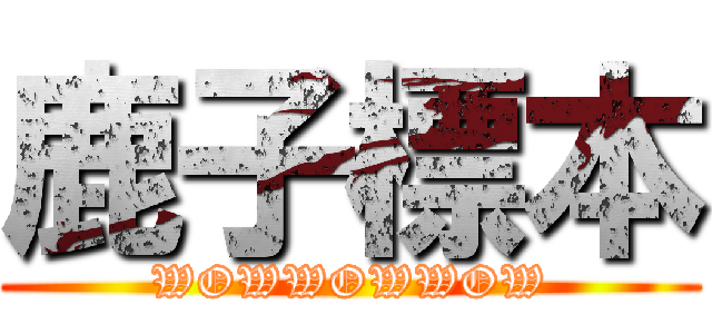 鹿子標本 (WOWWOWWOW)