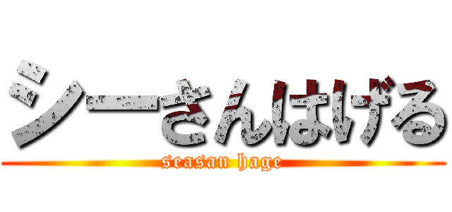 シーさんはげる (seasan hage)
