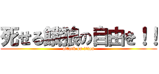 死せる餓狼の自由を！！ (attack on titan)