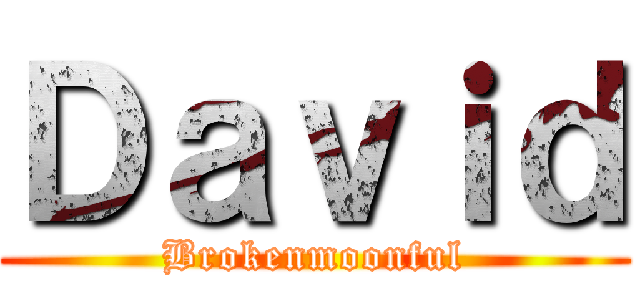 Ｄａｖｉｄ (Brokenmoonful)