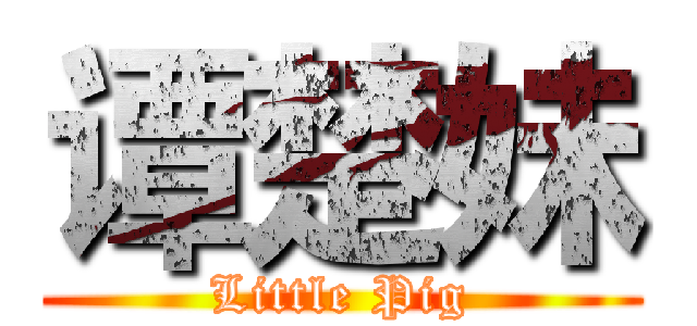 谭楚妹 (Little Pig)