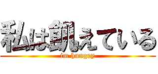 私は飢えている (im hungry)