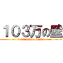 １０３万の壁 (1.03　milion walls)