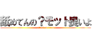 舐めてんの？モット良いよ (attack on titan)