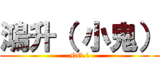 鴻升（ 小鬼） (NO.1)