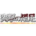 突撃の短足 (attack on tansoku)