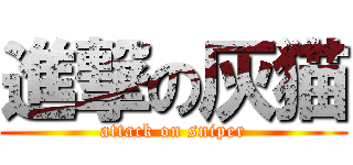 進撃の灰猫 (attack on sniper)