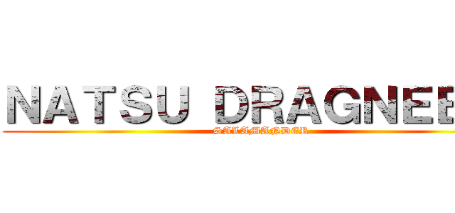 ＮＡＴＳＵ ＤＲＡＧＮＥＥＬ  (SALAMANDER)