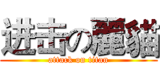 进击の麗貓 (attack on titan)
