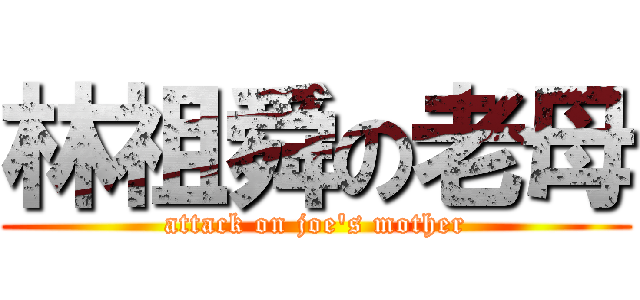 林祖舜の老母 (attack on joe\'s mother)