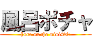 風呂ポチャ (huro on the mini4wd)