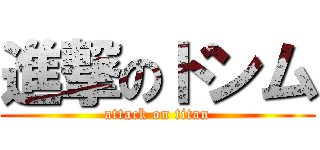 進撃のドンム (attack on titan)