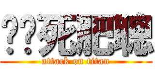 屌你死肥聰 (attack on titan)