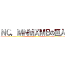 ＮＣ，ＭＮＭＸＭＢの巨人 (attack on )