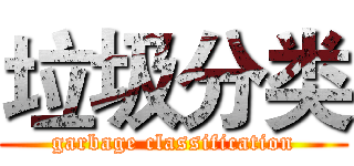 垃圾分类 (garbage classification)