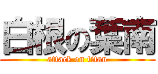 白根の葉南 (attack on titan)