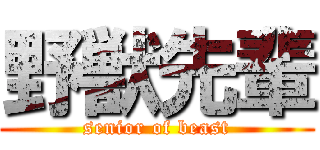 野獣先輩 (senior of beast)
