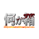 何か箱 (What's inside the box)