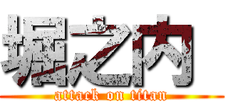 堀之内  (attack on titan)